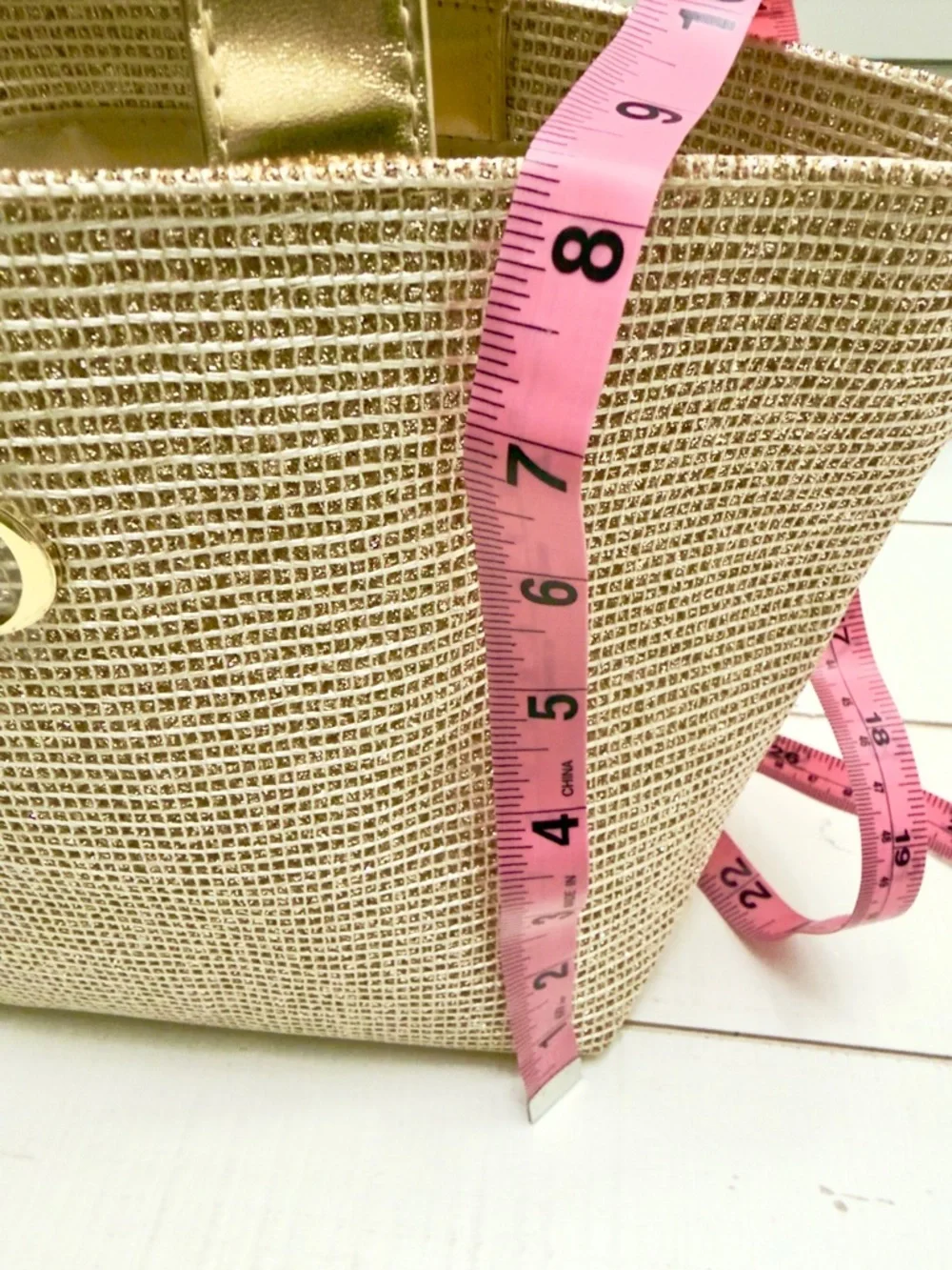 LAST 1- Dior Beauty Exclusive Gold Tote Bag